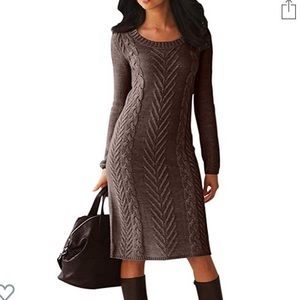 ❤️ Sweater dress mid length.